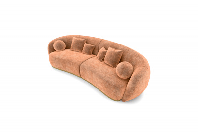 Диван, набор 100, со вставкой, ткань Alpina Clay