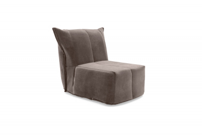 Диван-кровать, ширина спального места 70 см, ткань Noel Chocolate