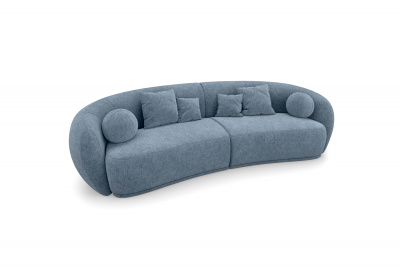 Диван, набор 100, без вставки, ткань Монро Steel